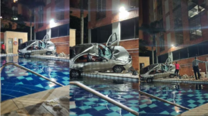 Impactante conductora de carro que cayo a una piscina en El Poblado de Medellin habria sufrido un infarto detalles del accidente3 » Envigado
